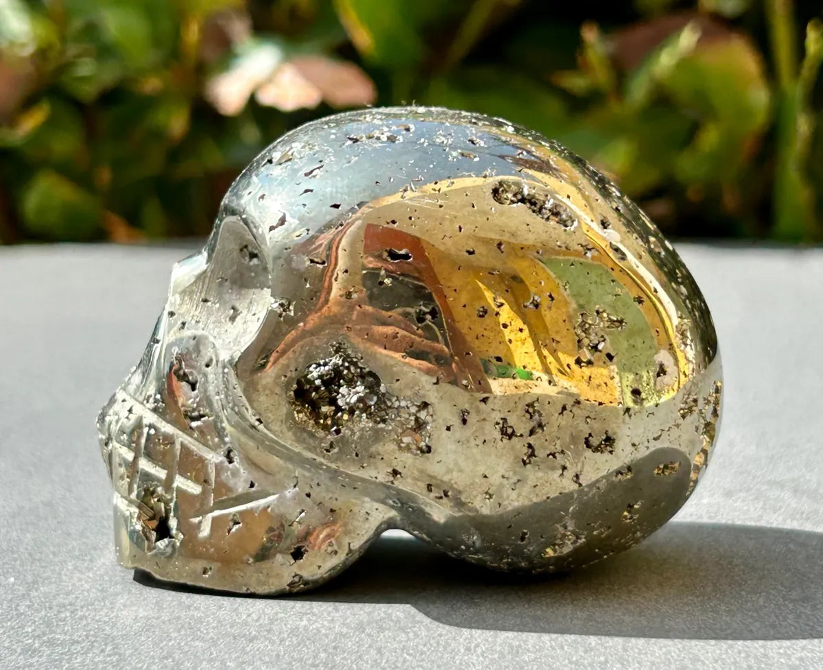 Pyrite Skull