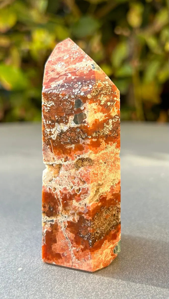 Apatite in Calcite Tower
