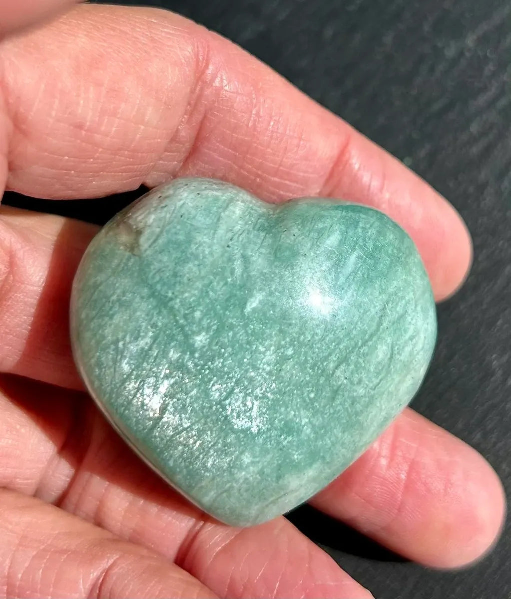 Amazonite Hearts