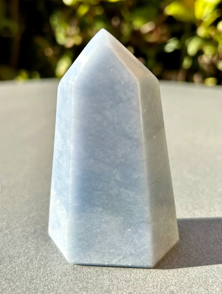 Polished Angelite Tower (4)