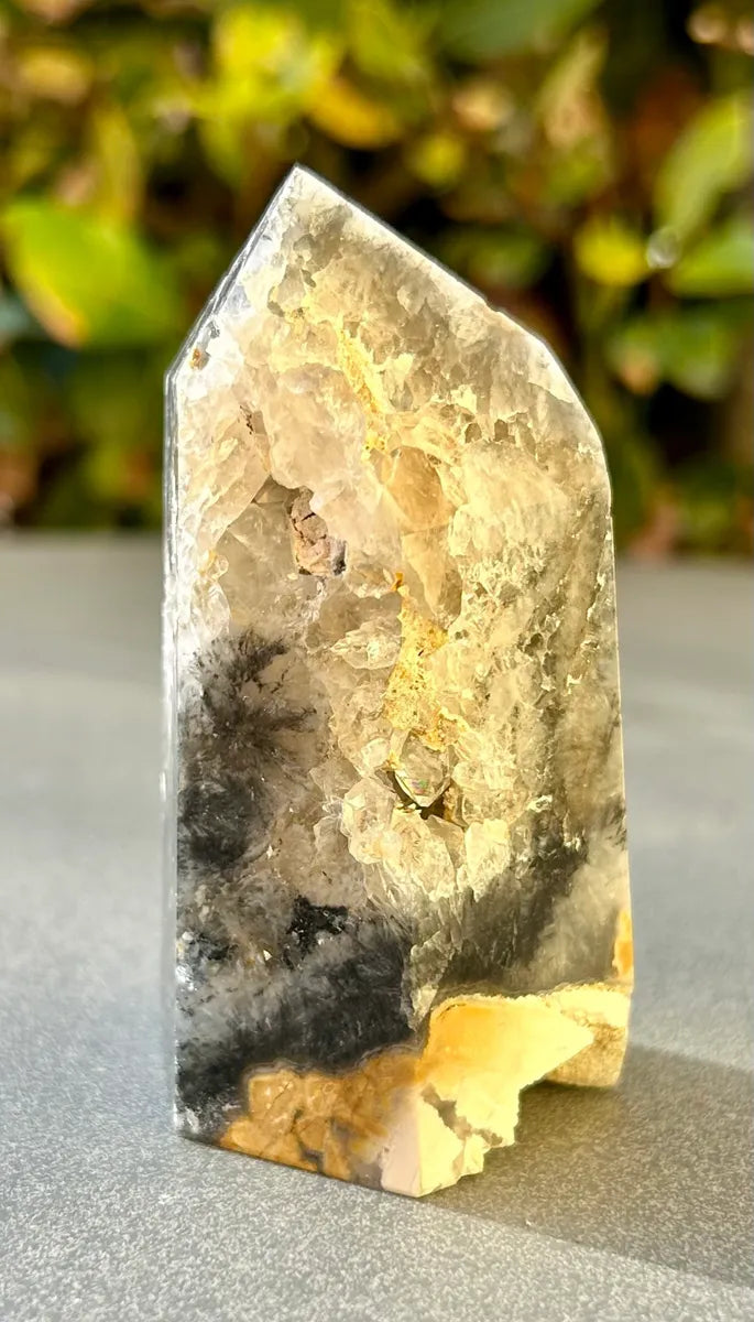Mosaic Chalcedony Quartz Tower (3)
