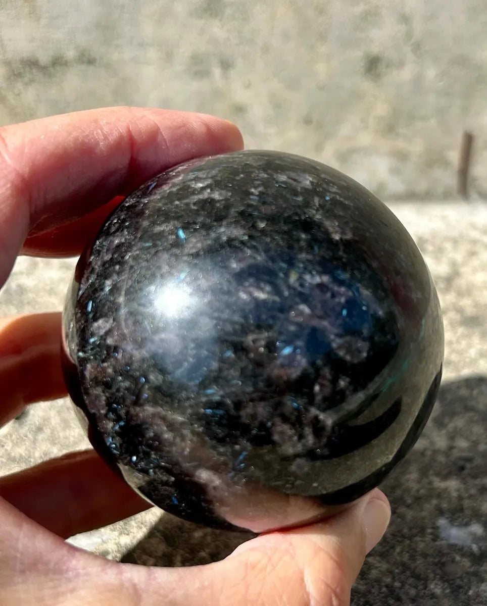 Nuummite Sphere