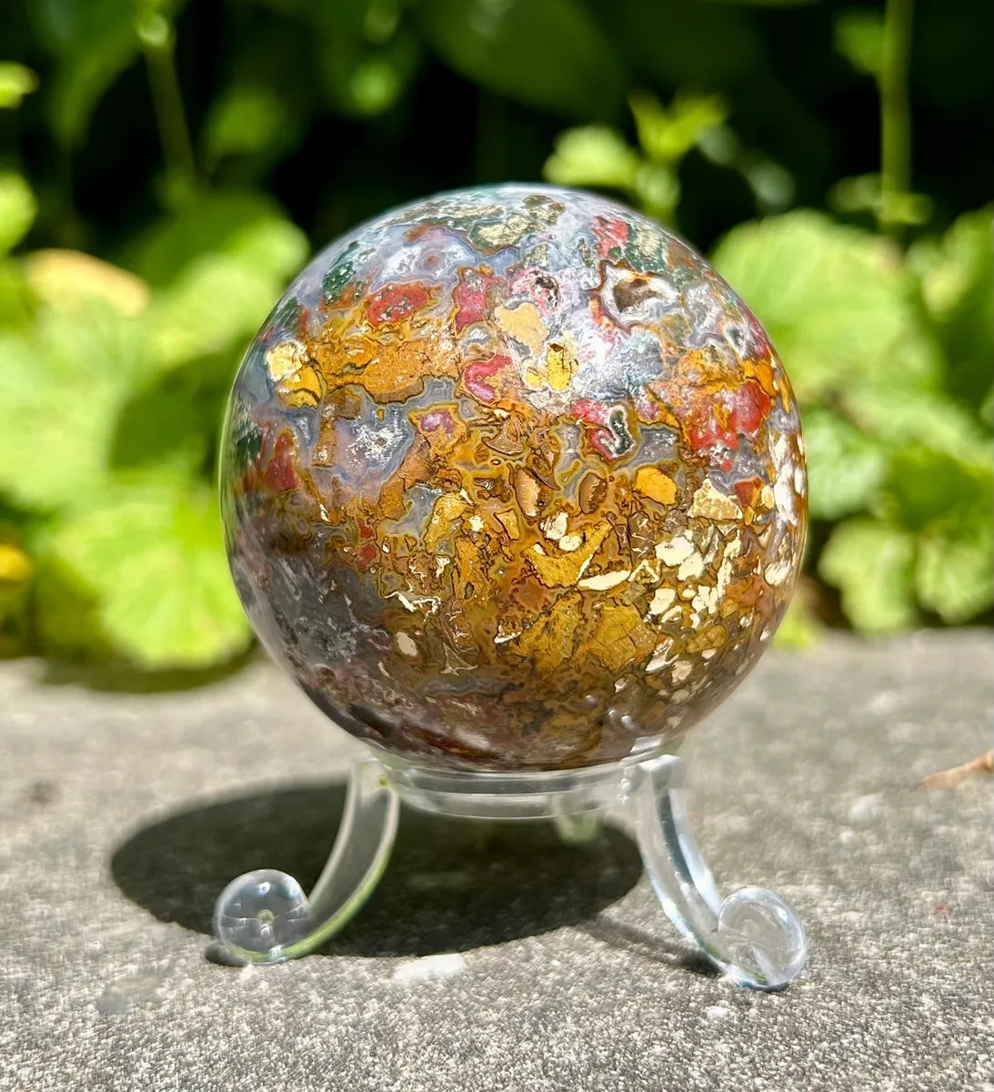 Ocean Jasper Sphere
