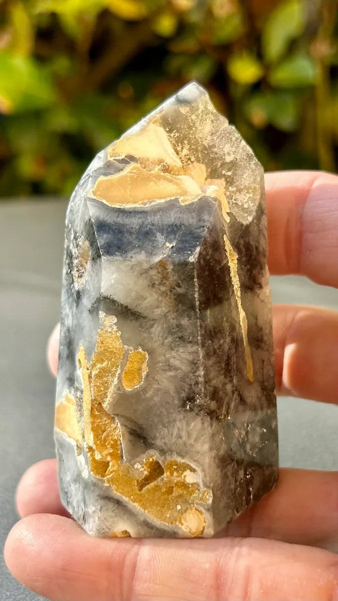 Mosaic Chalcedony Quartz Tower (3)