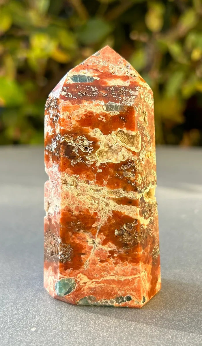 Apatite in Calcite Tower