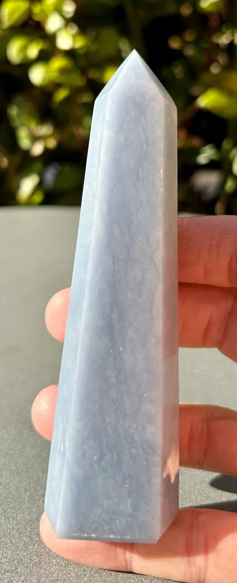Polished Angelite Tower (7)