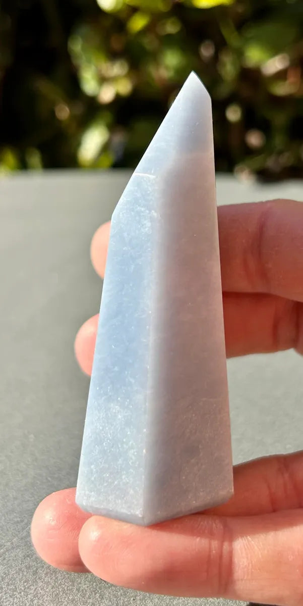 Polished Angelite Tower (4)