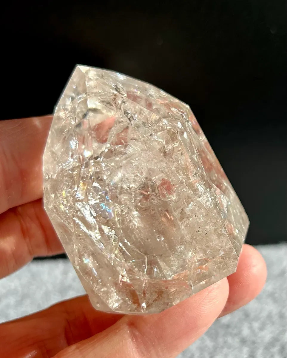 Polished Fire & Ice Quartz (1)