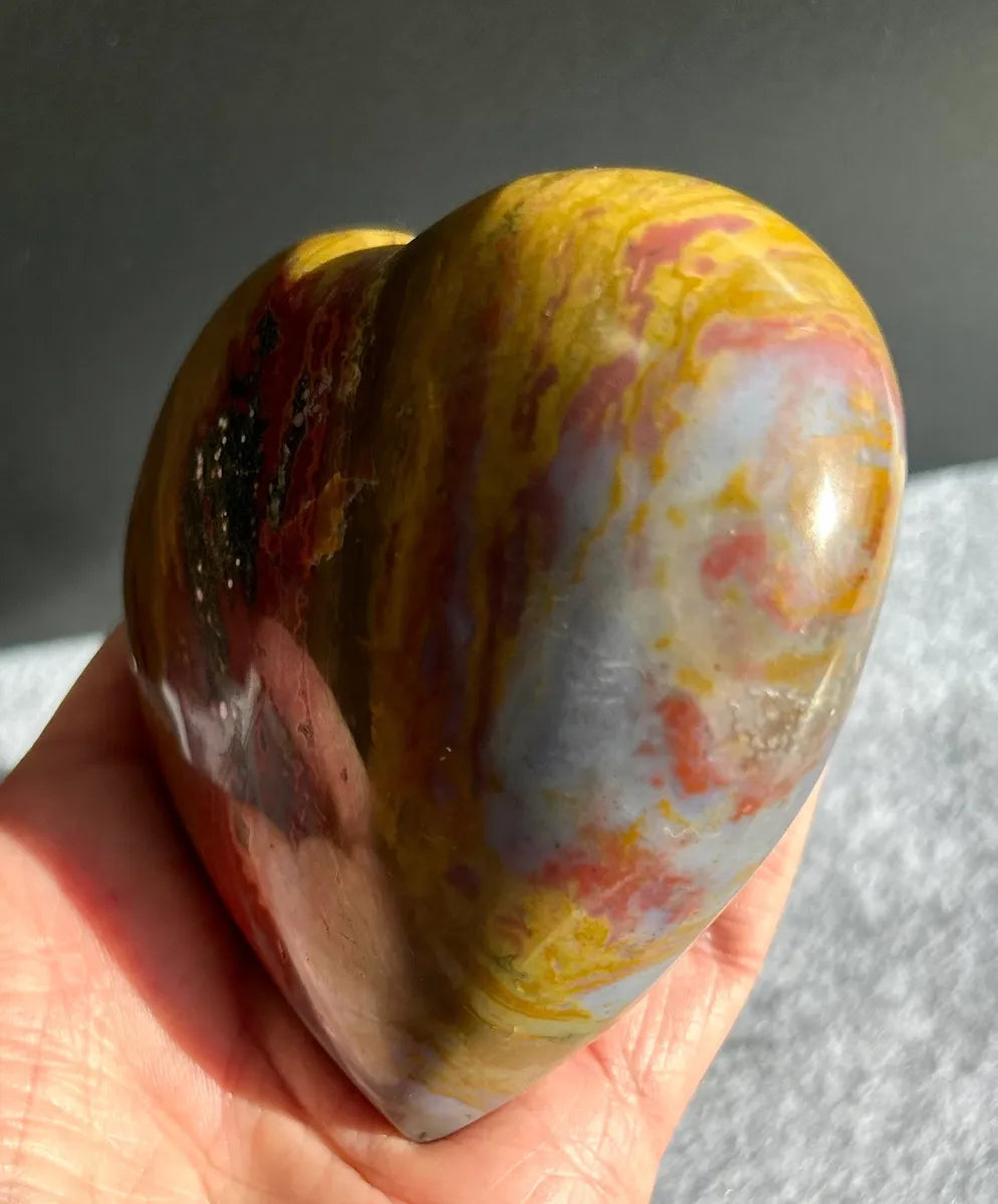 Ocean Jasper Heart