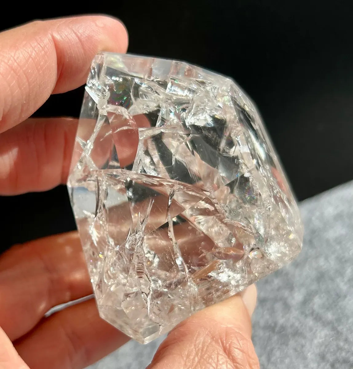 Polished Fire & Ice Quartz (3)