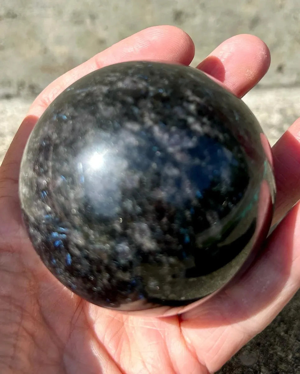 Nuummite Sphere