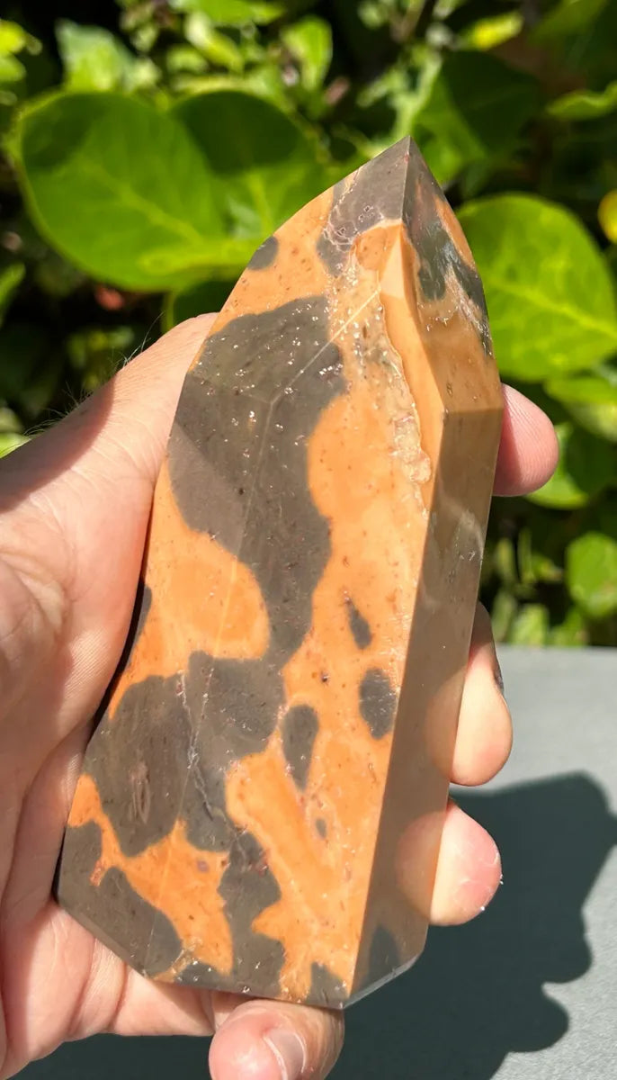 Leopardskin Jasper Tower