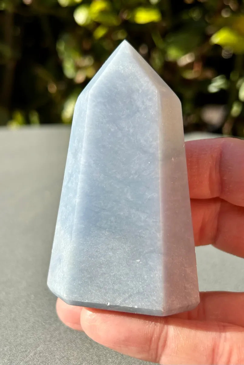 Polished Angelite Tower (4)