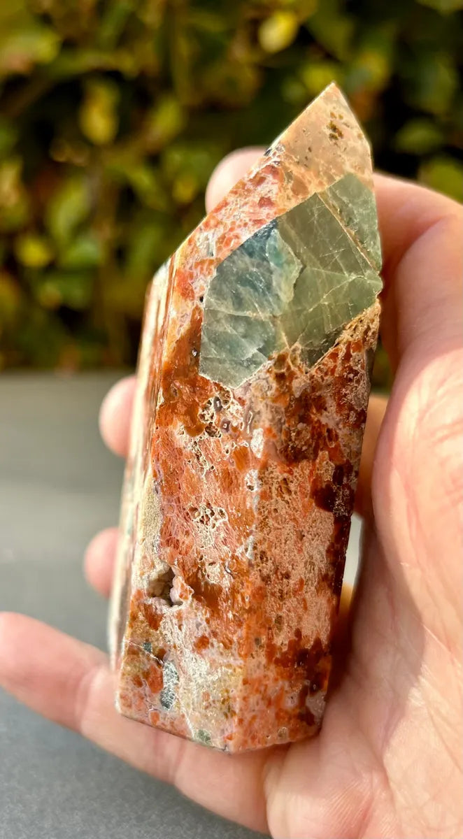 Apatite in Calcite Tower