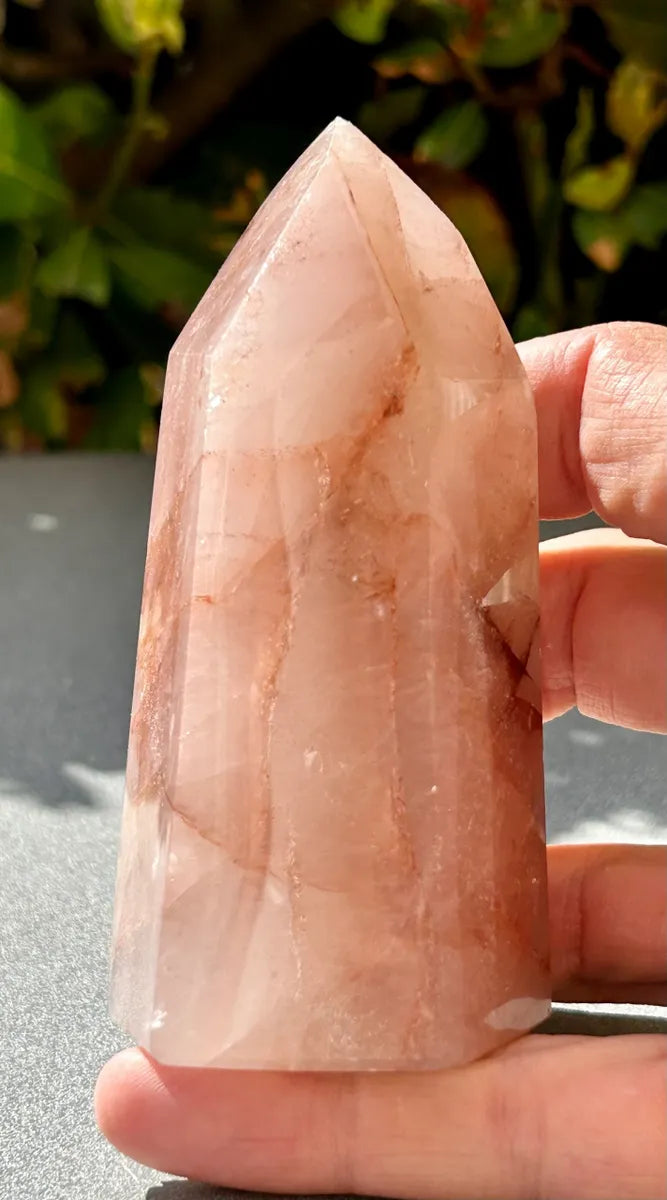 Hematoid Quartz Tower 