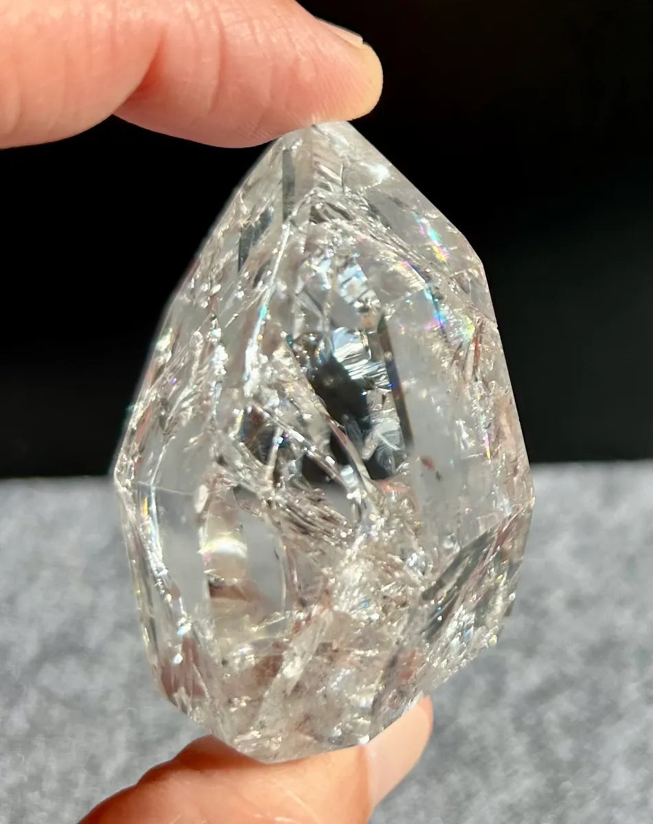 Polished Fire & Ice Quartz (8)