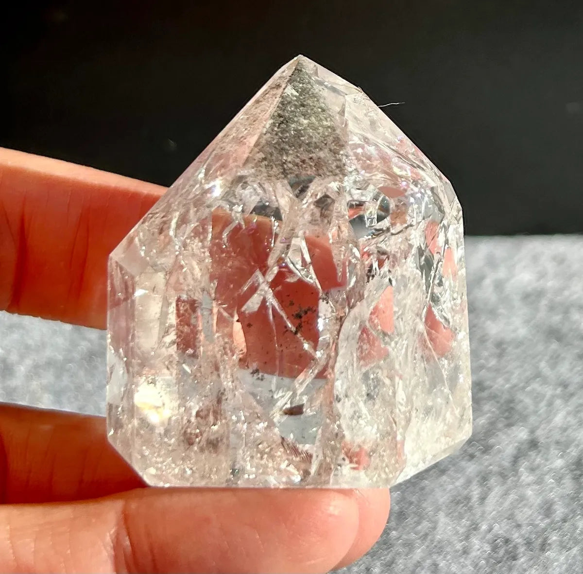Polished Fire & Ice Quartz (6)