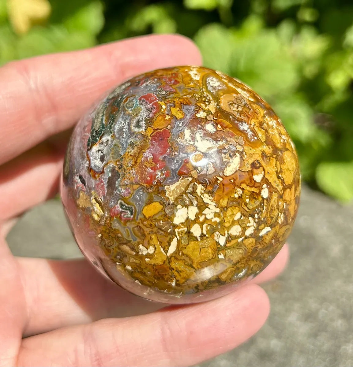Ocean Jasper Sphere