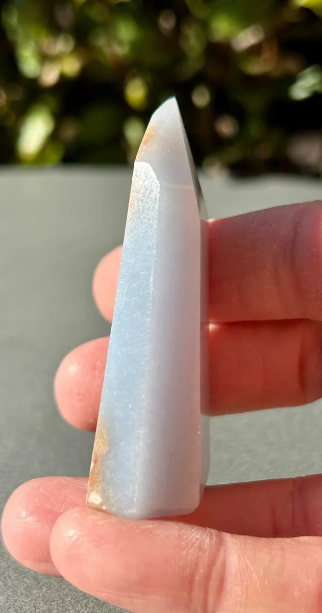 Polished Angelite Tower (2)