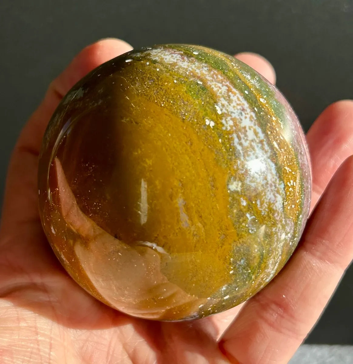 Ocean Jasper Sphere
