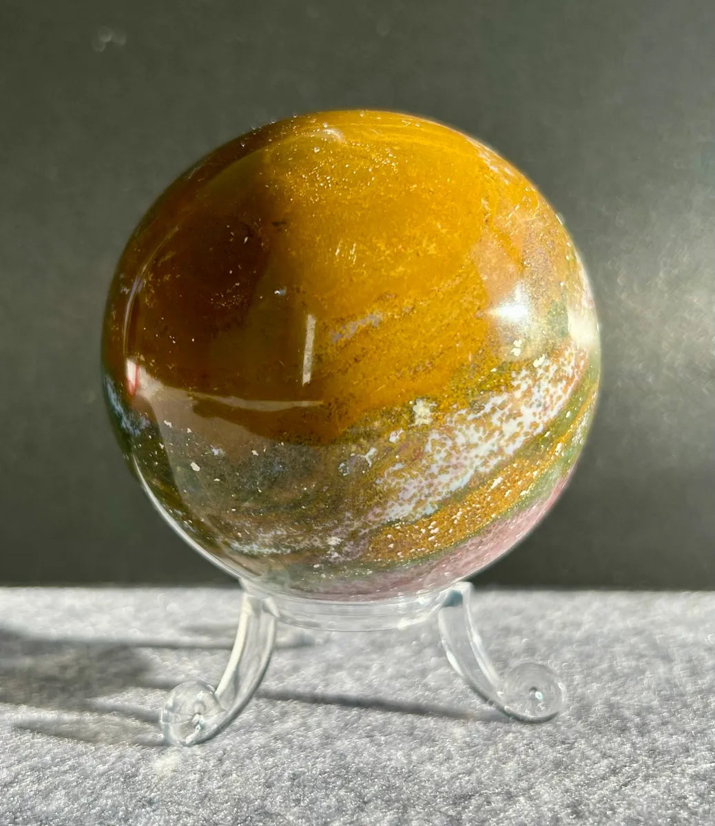 Ocean Jasper Sphere
