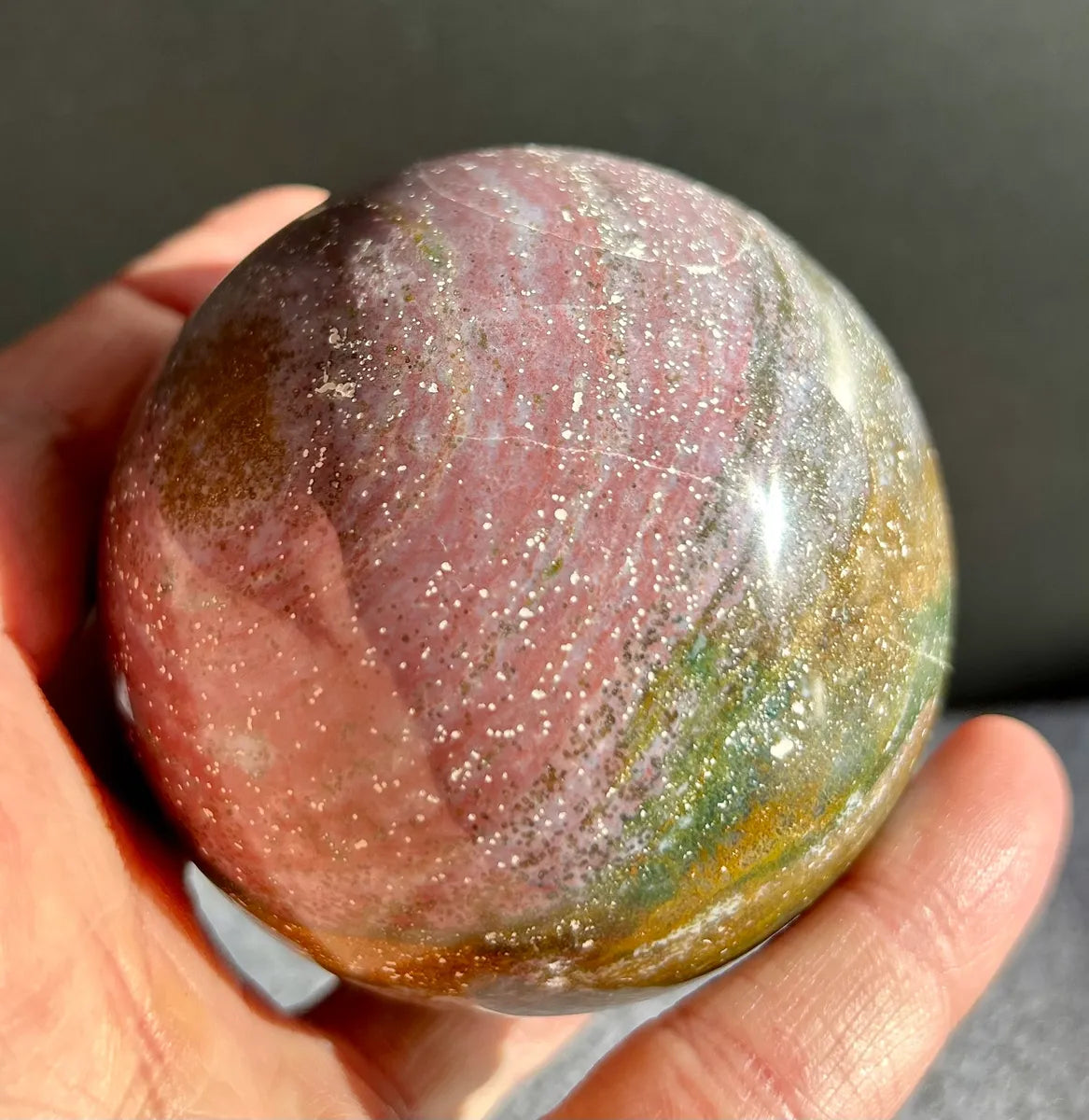 Ocean Jasper Sphere