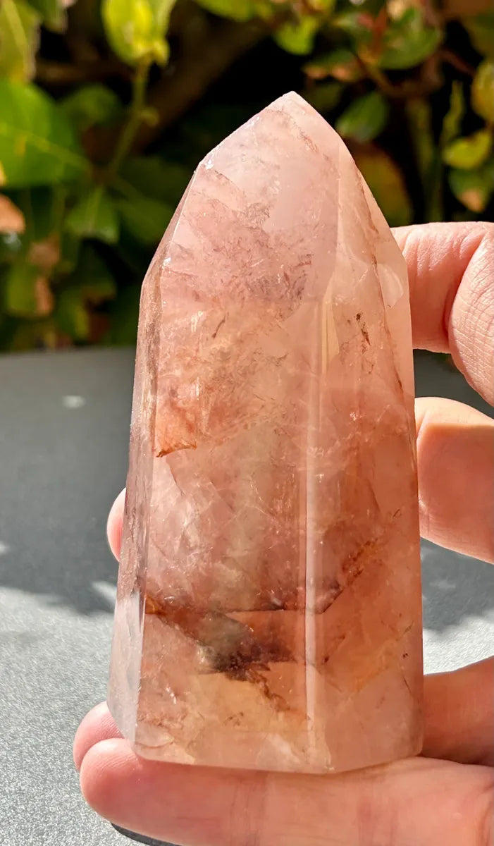 Hematoid Quartz Tower 