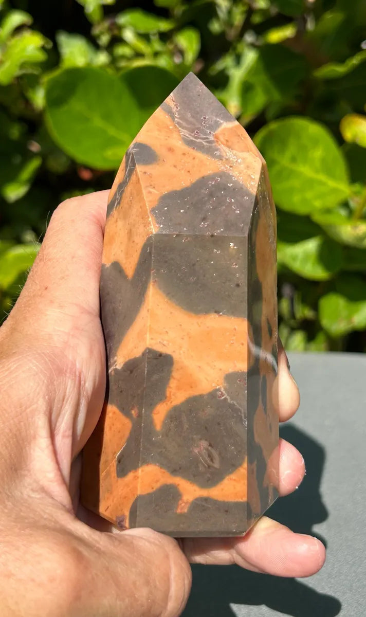 Leopardskin Jasper Tower