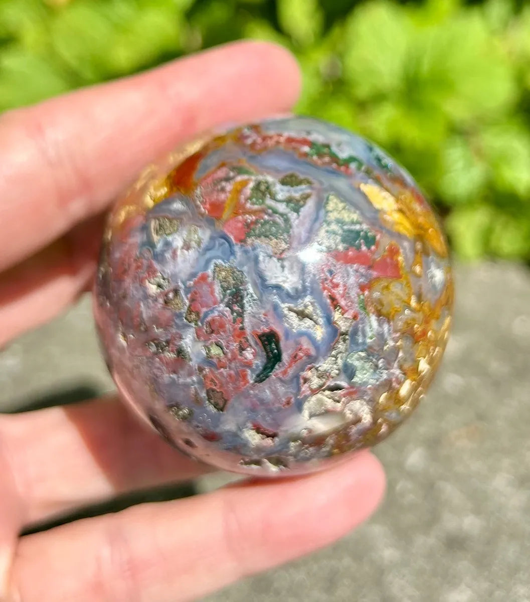 Ocean Jasper Sphere