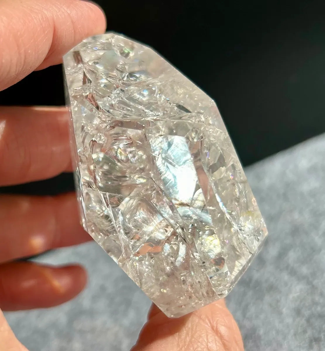 Polished Fire & Ice Quartz (3)