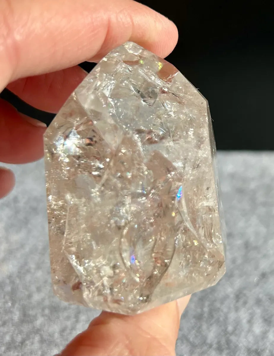 Polished Fire & Ice Quartz (1)