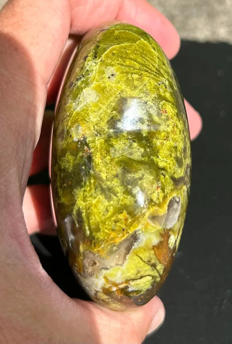 Green Opal Heart