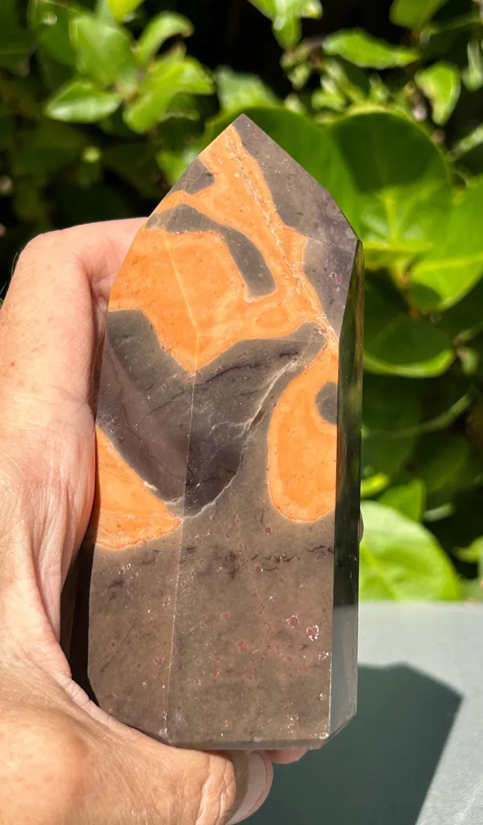 Leopardskin Jasper Tower