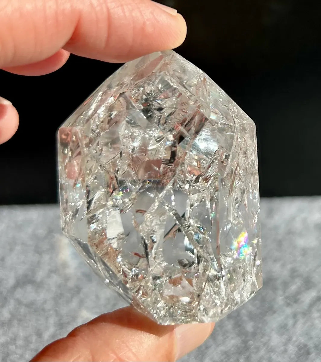 Polished Fire & Ice Quartz (8)
