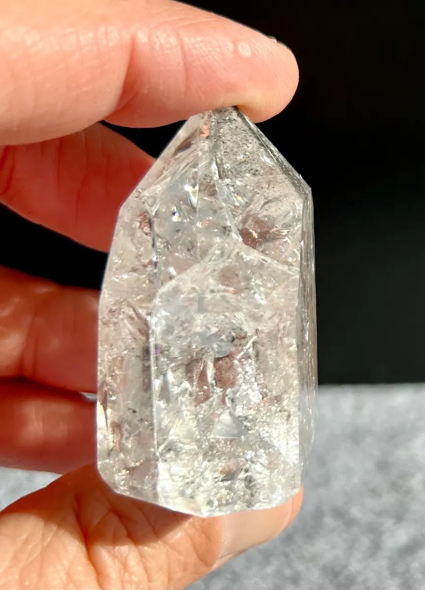 Polished Fire & Ice Quartz (6)
