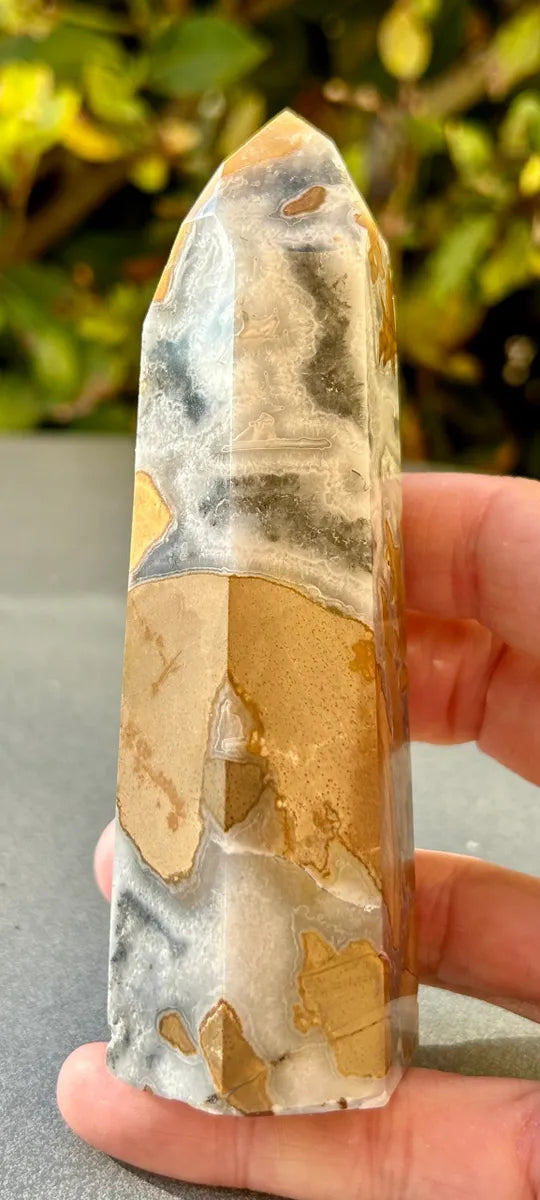 Mosaic Chalcedony Quartz Tower (2)