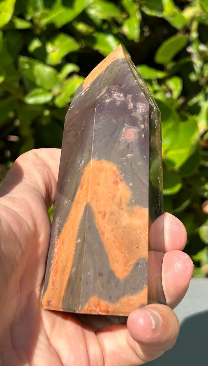 Leopardskin Jasper Tower