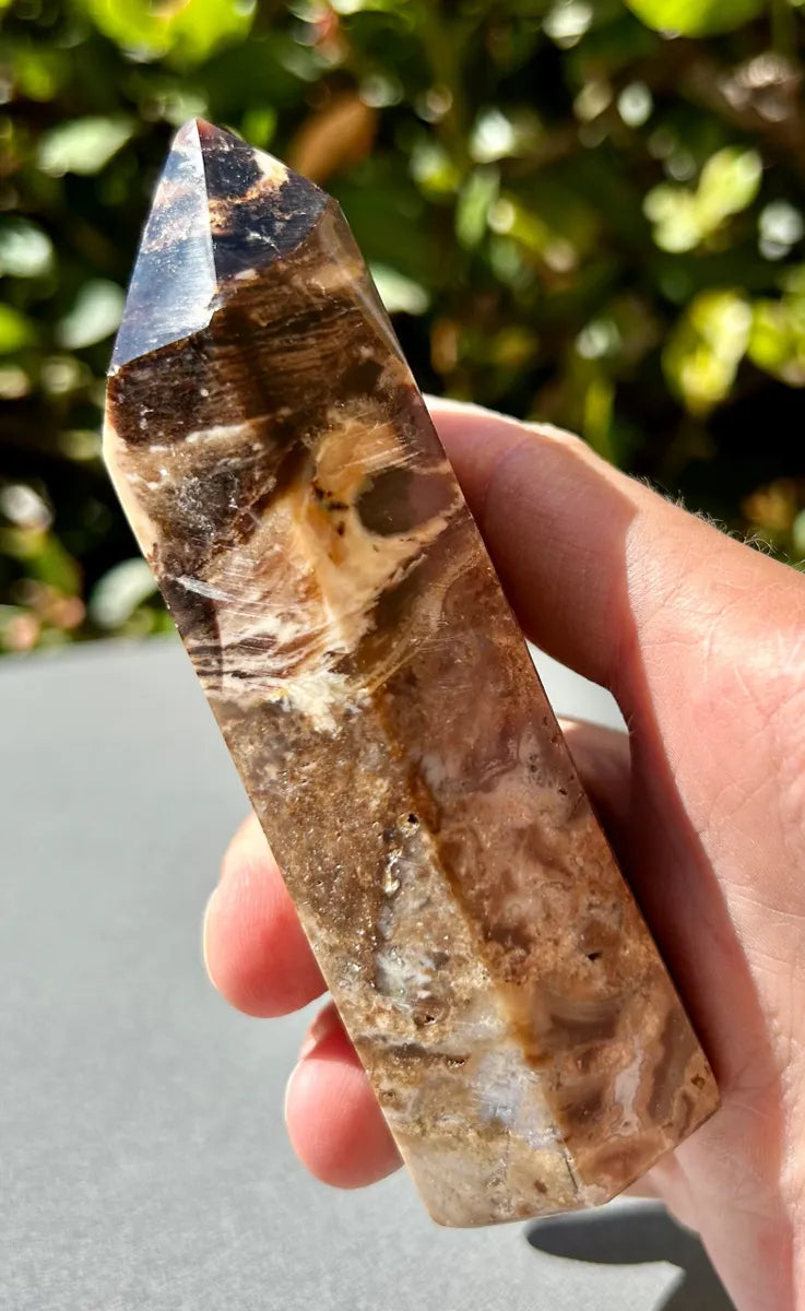 Polished Black Opal Tower (7)