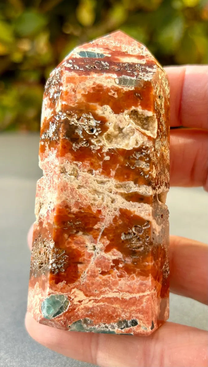 Apatite in Calcite Tower
