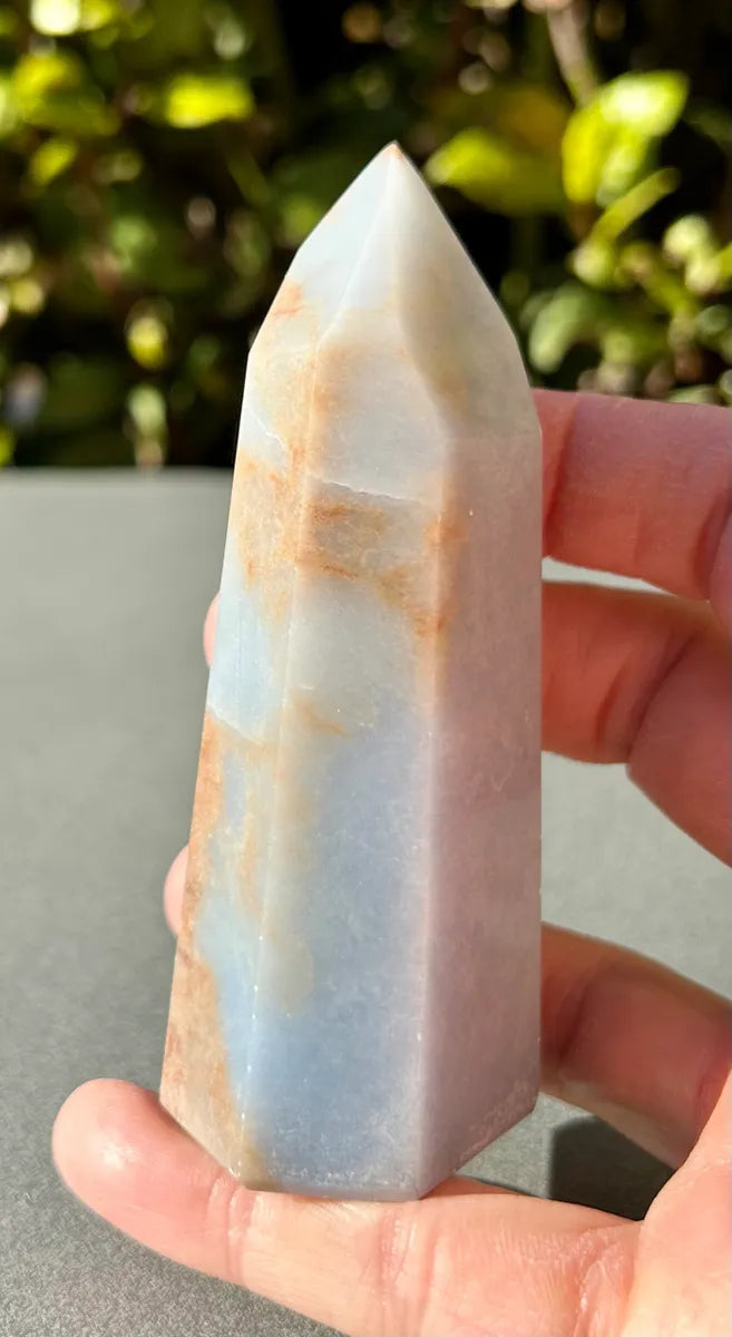 Polished Angelite Tower (6)