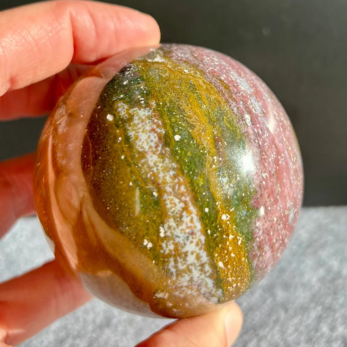 Ocean Jasper Sphere