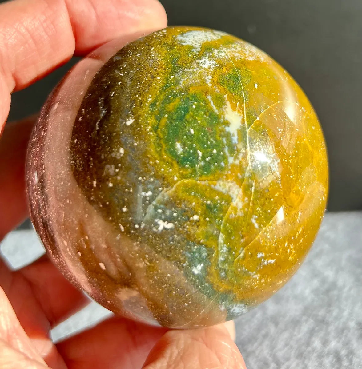 Ocean Jasper Sphere