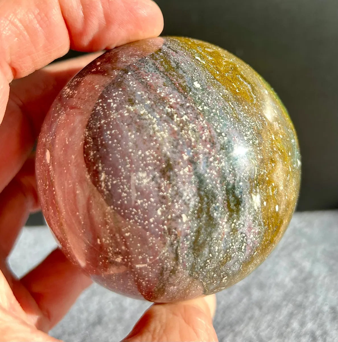 Ocean Jasper Sphere