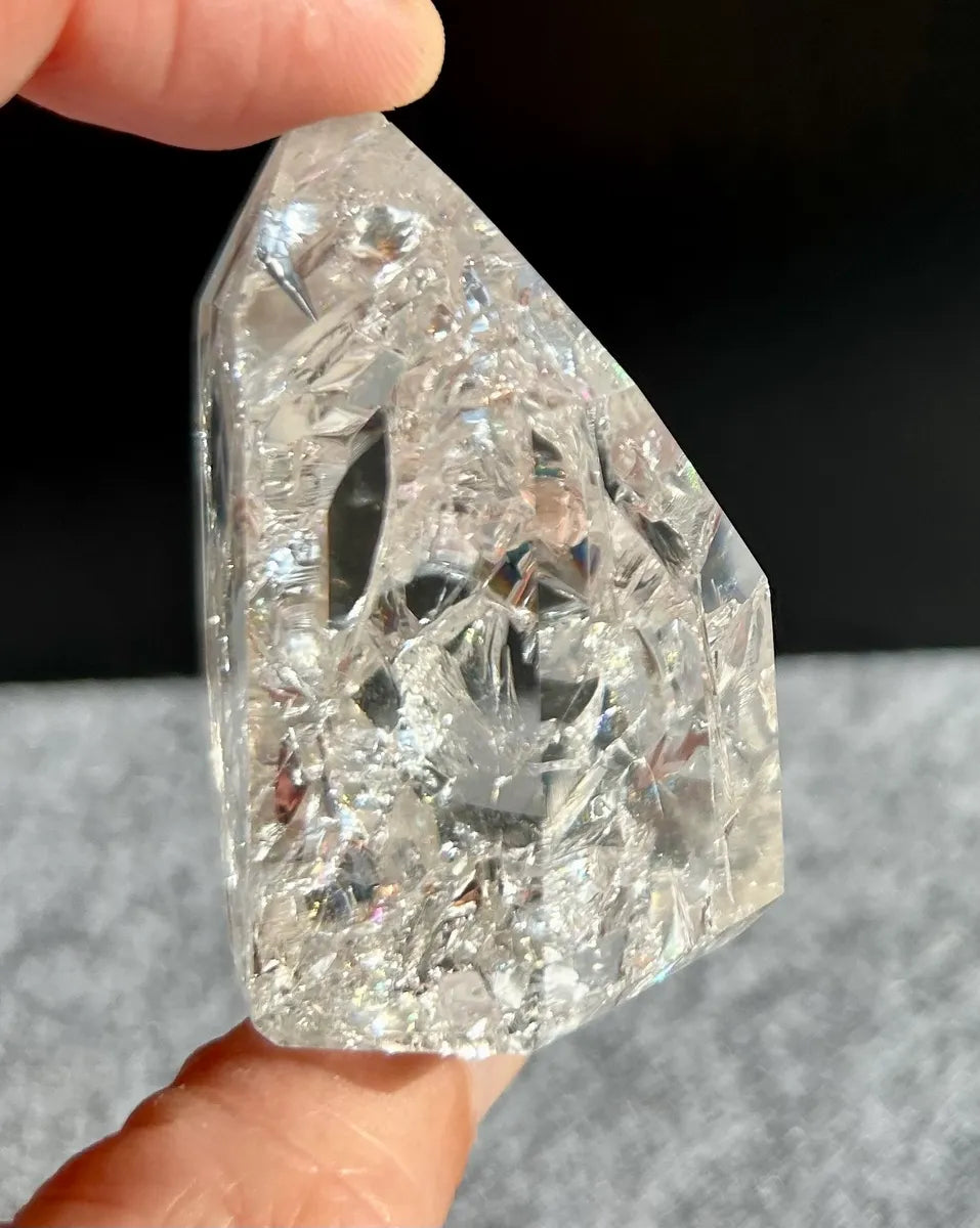 Polished Fire & Ice Quartz (8)