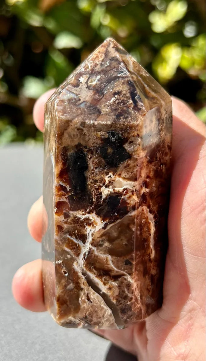 Polished Black Opal Tower (4)