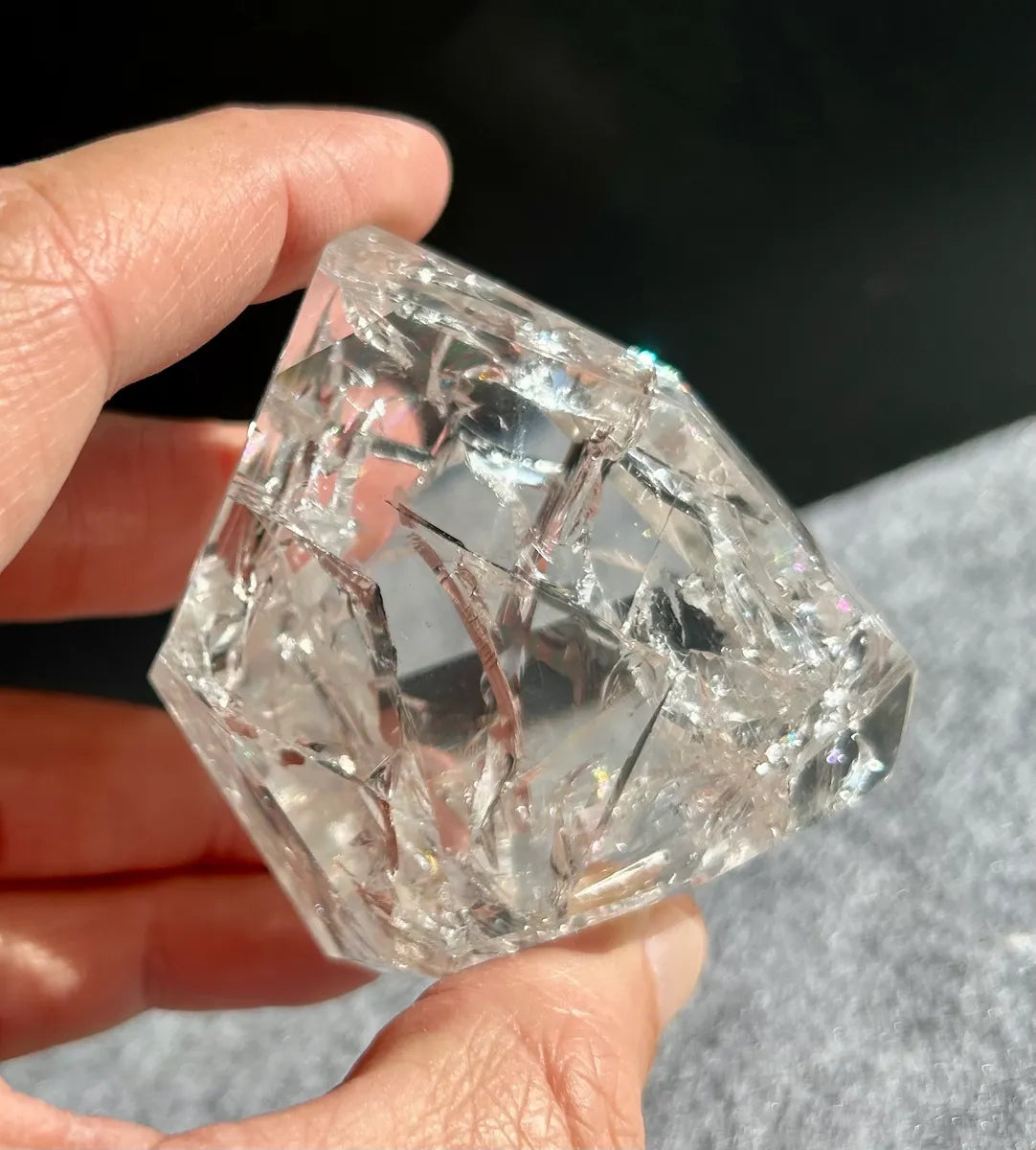 Polished Fire & Ice Quartz (3)