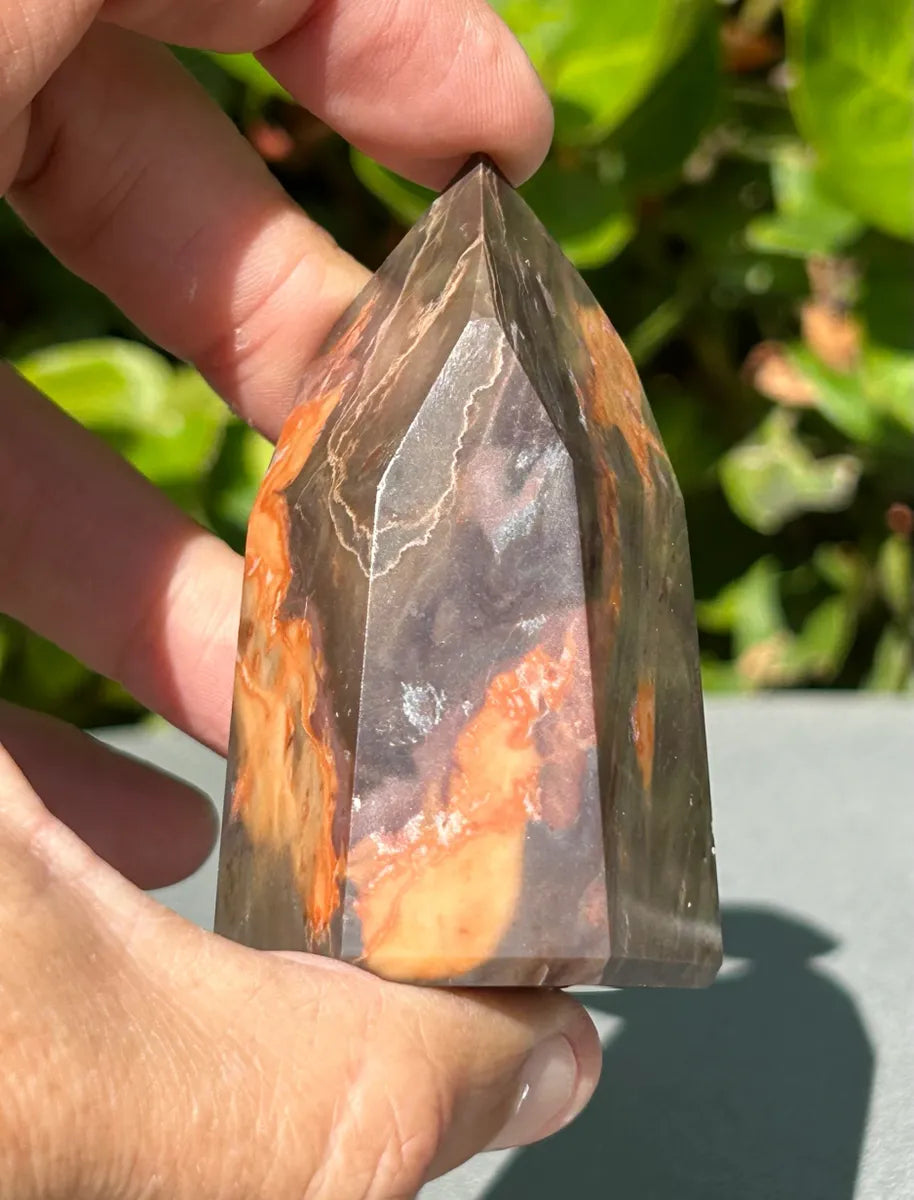 Leopardskin Jasper Tower
