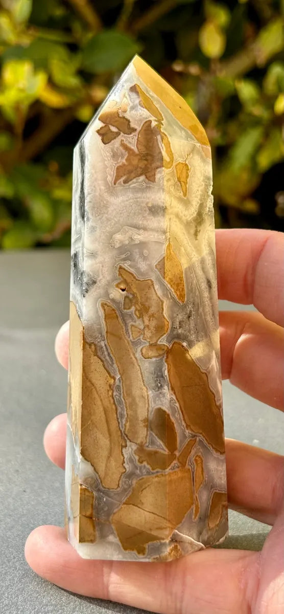 Mosaic Chalcedony Quartz Tower (2)