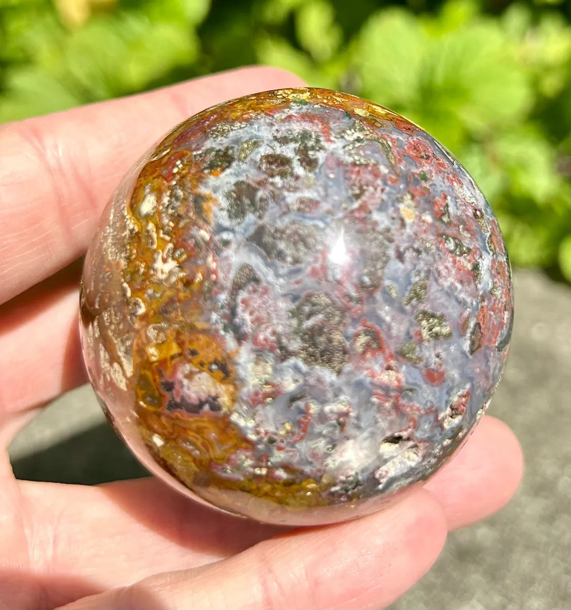 Ocean Jasper Sphere