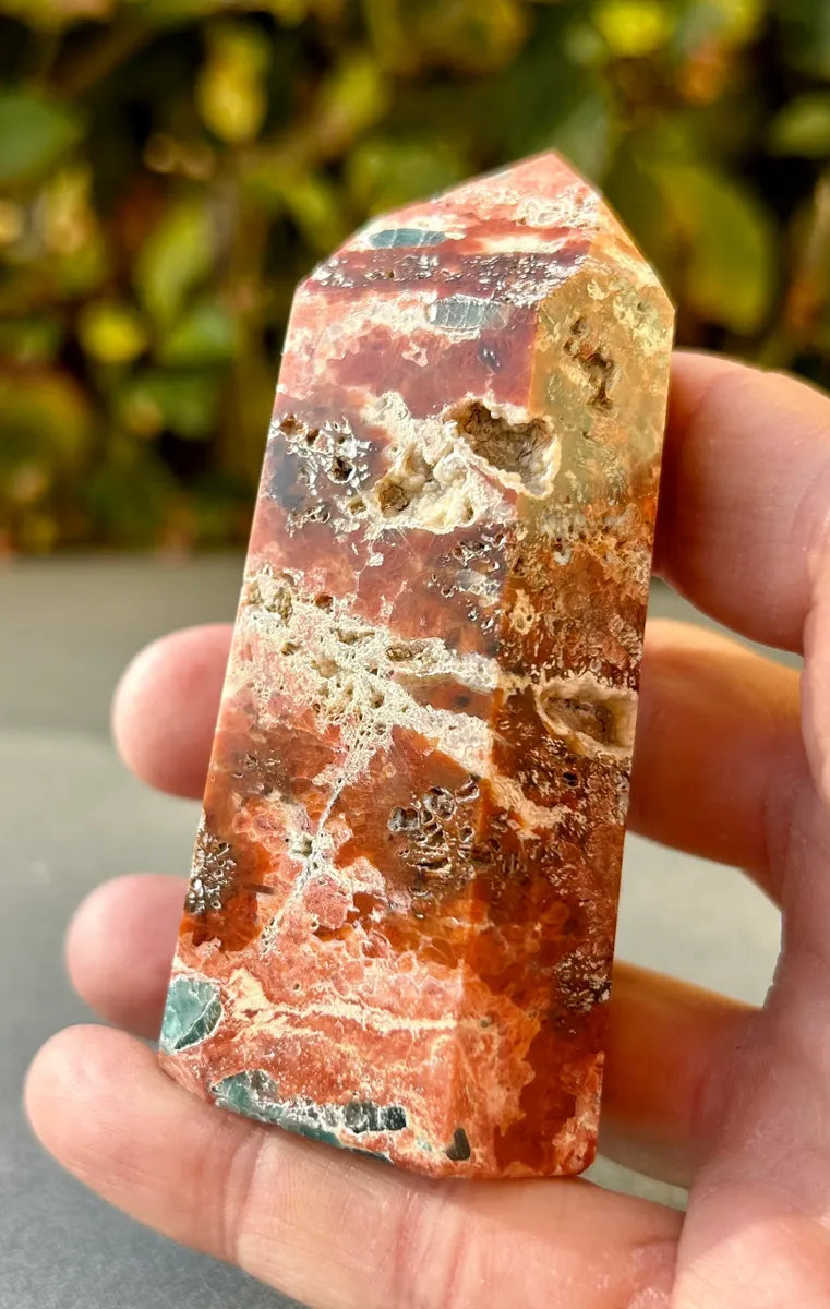 Apatite in Calcite Tower